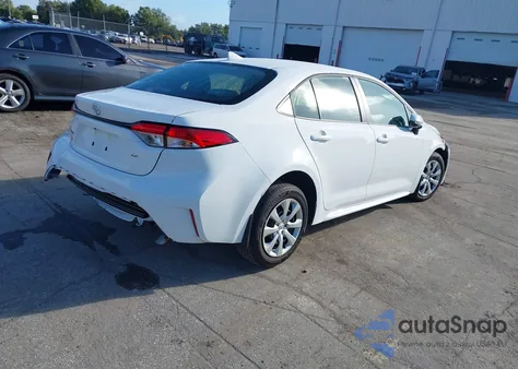 2025 Toyota Corolla Le from USA, damaged, VIN 5YFB4MDE2SP347218